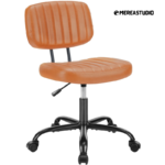Emereastudio Armless Office Desk Chair with Back Lumbar Support - Image 2